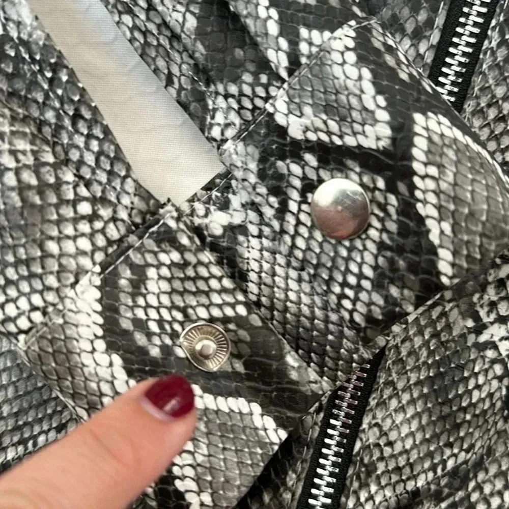 NONchalant Label Revolve Python Jumpsuit RARE! Sz… - image 13